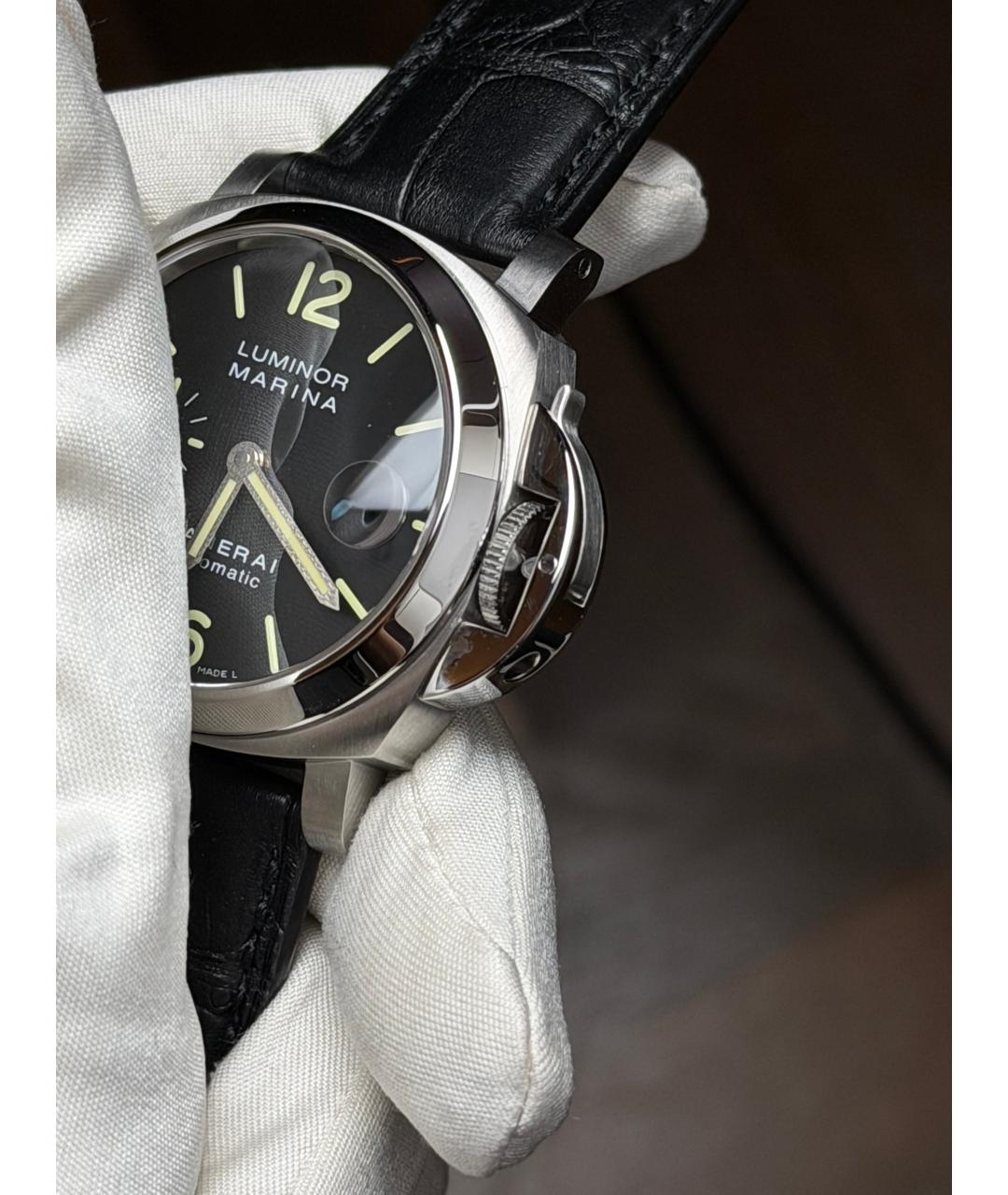 PANERAI Черные часы, фото 5