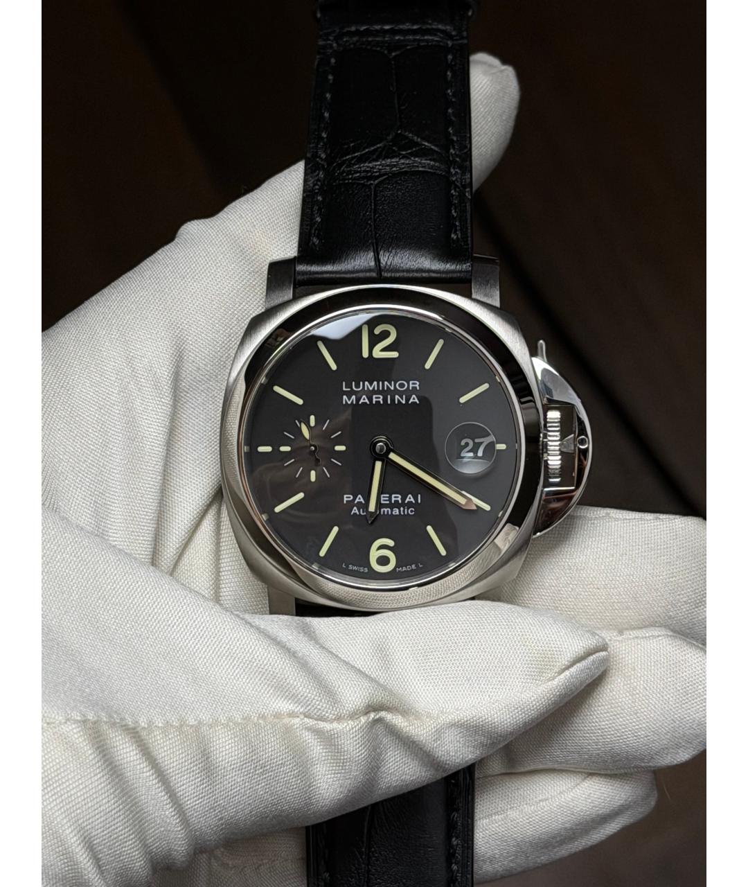 PANERAI Черные часы, фото 3