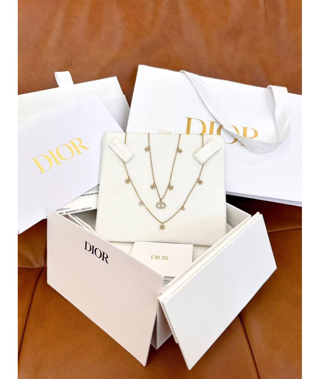 CHRISTIAN DIOR Золотое колье, фото 2