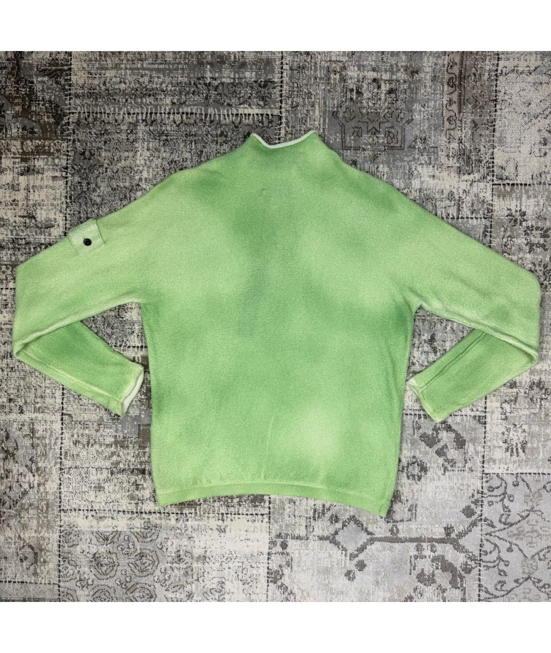 STONE ISLAND SHADOW PROJECT Салатовый хлопко-эластановый джемпер / свитер, фото 2