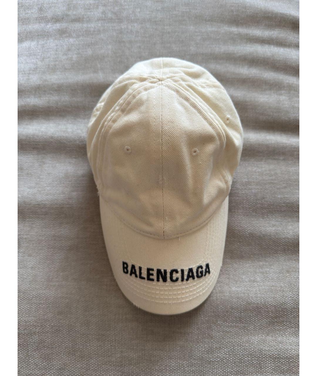 BALENCIAGA Бежевая кепка, фото 6