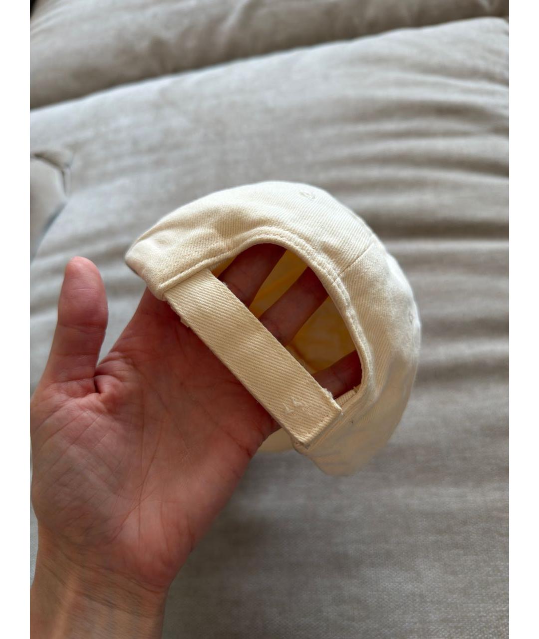 BALENCIAGA Бежевая кепка, фото 4