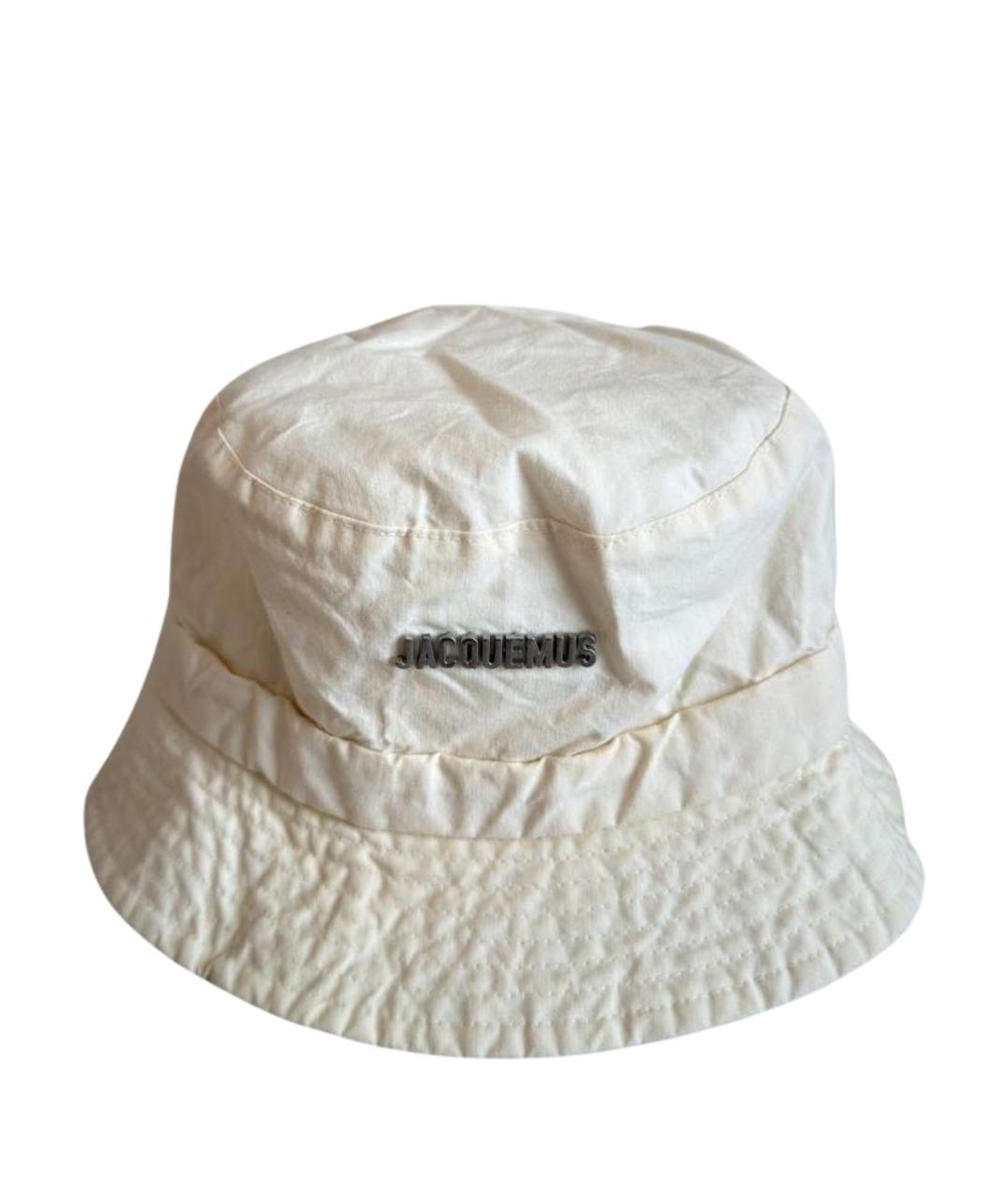 JACQUEMUS Бежевая хлопковая панама, фото 1