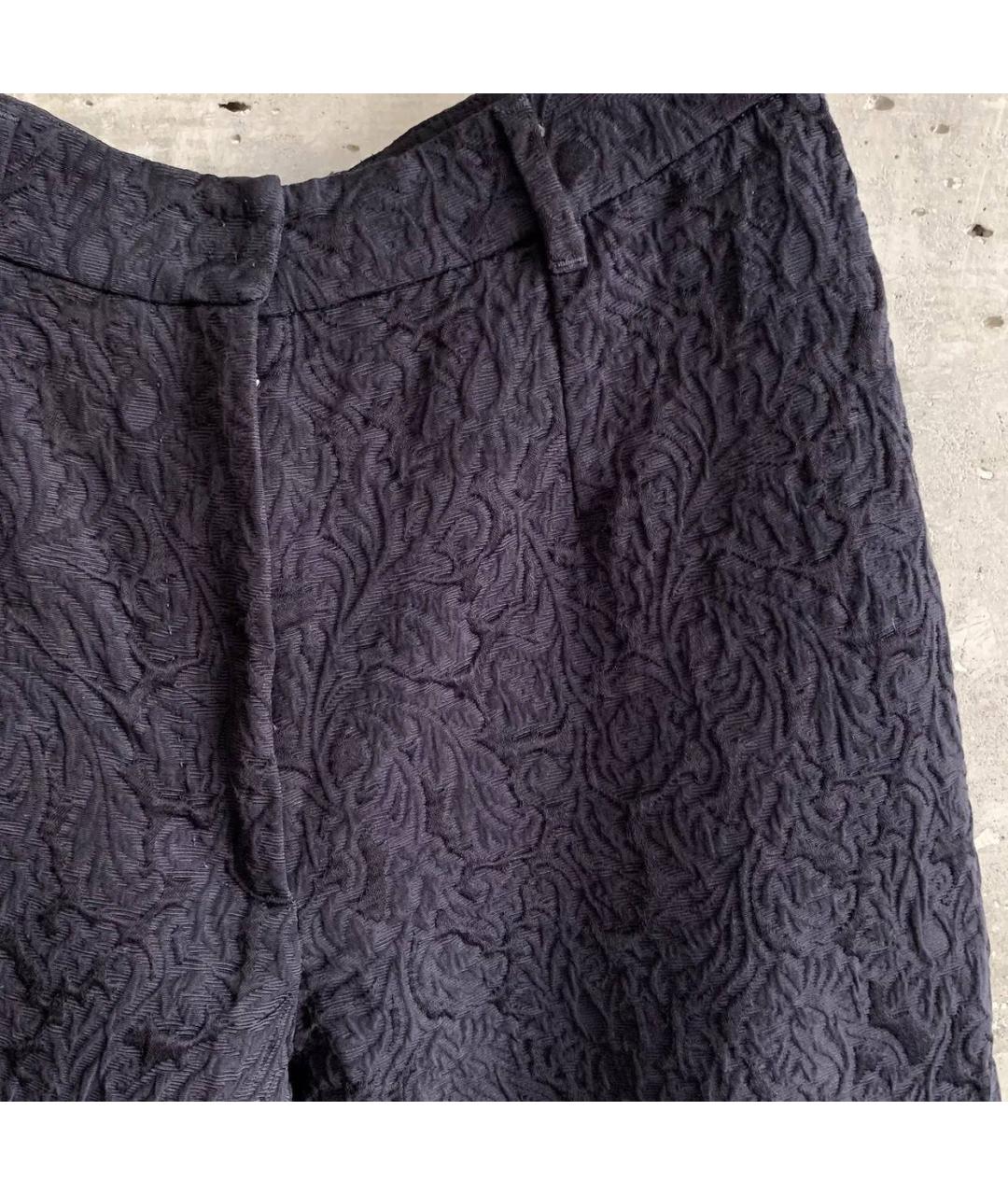 DOLCE&GABBANA Черные вискозные бриджи, фото 5