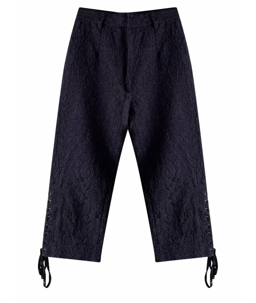 DOLCE&GABBANA Черные вискозные бриджи, фото 1