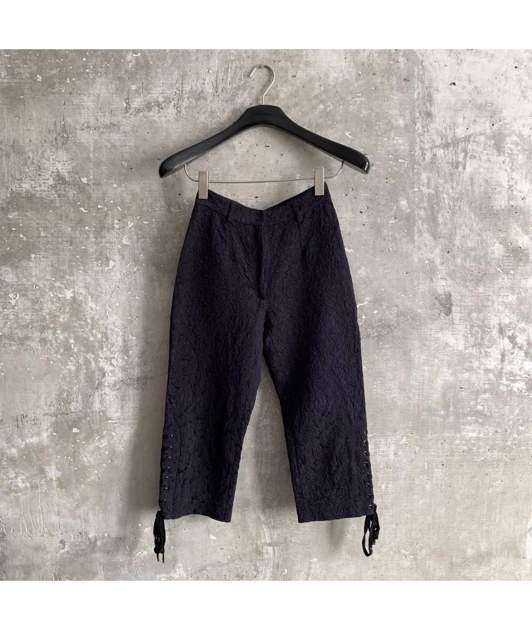 DOLCE&GABBANA Черные вискозные бриджи, фото 6