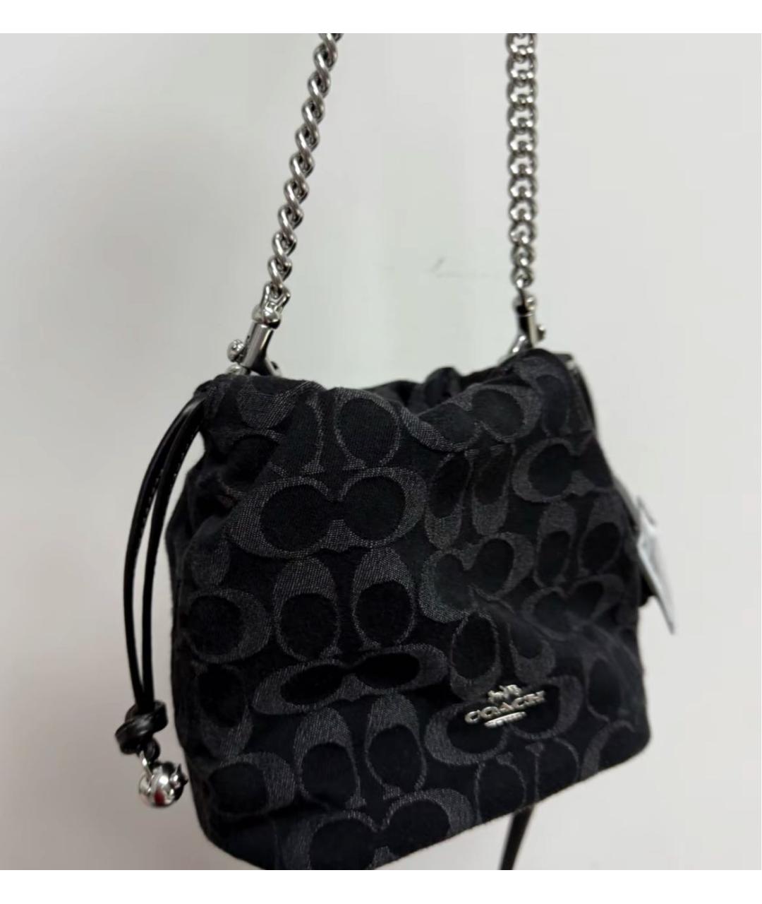 COACH Черная сумка через плечо, фото 8
