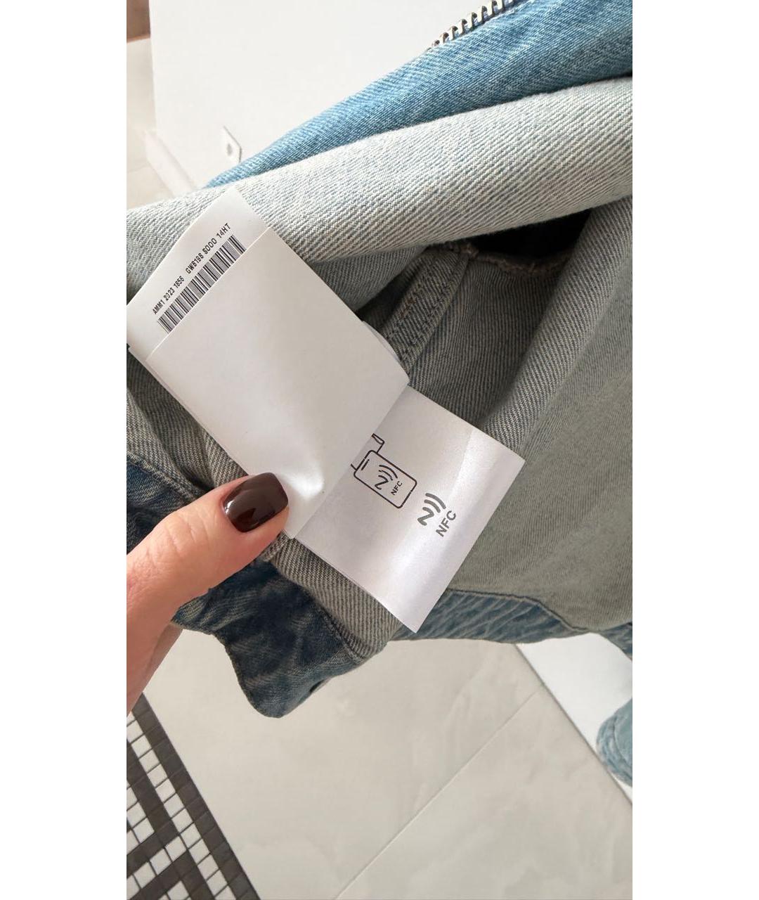 MIU MIU Голубая деним куртка, фото 5