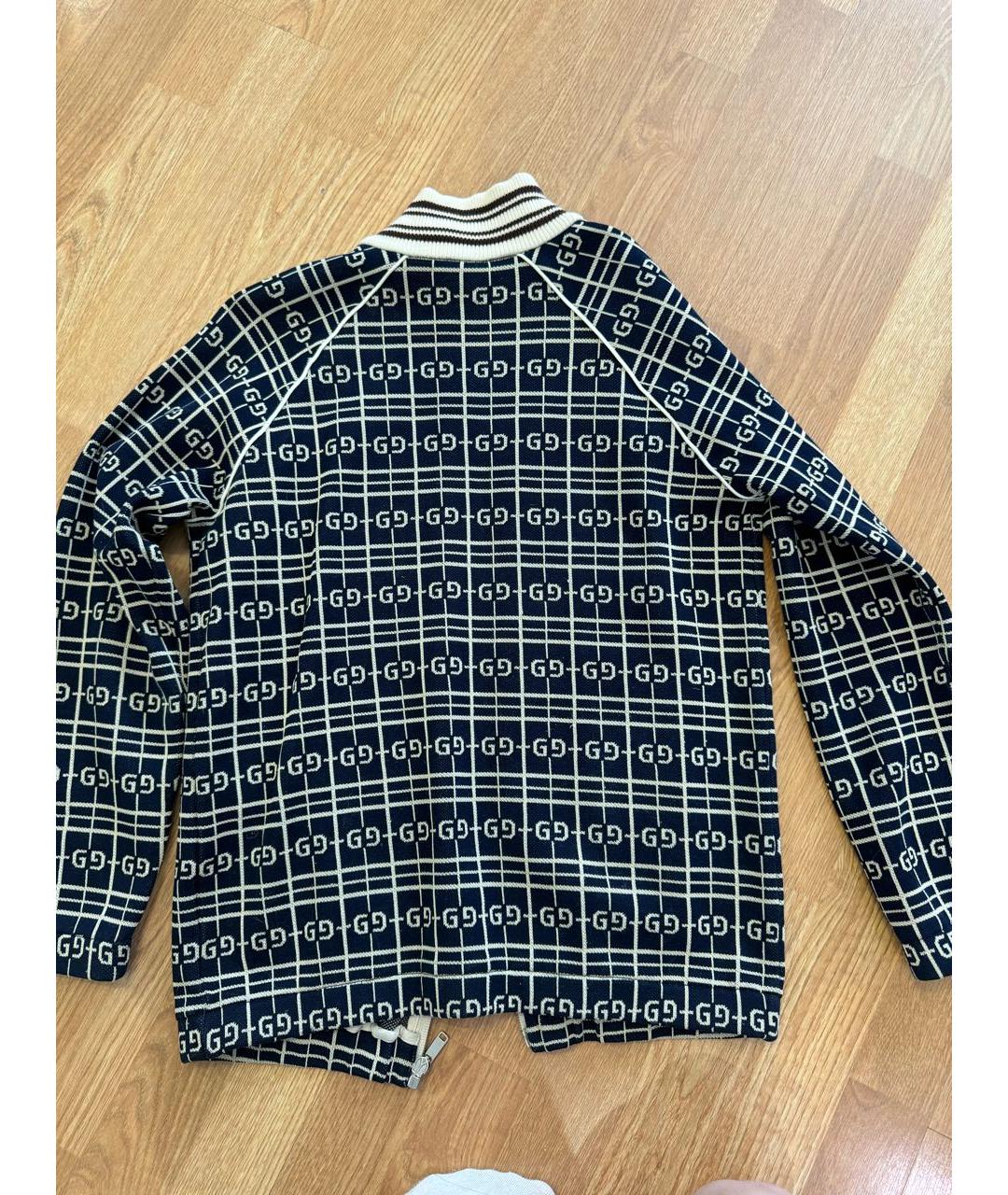 GUCCI Темно-синий джемпер / свитер, фото 2