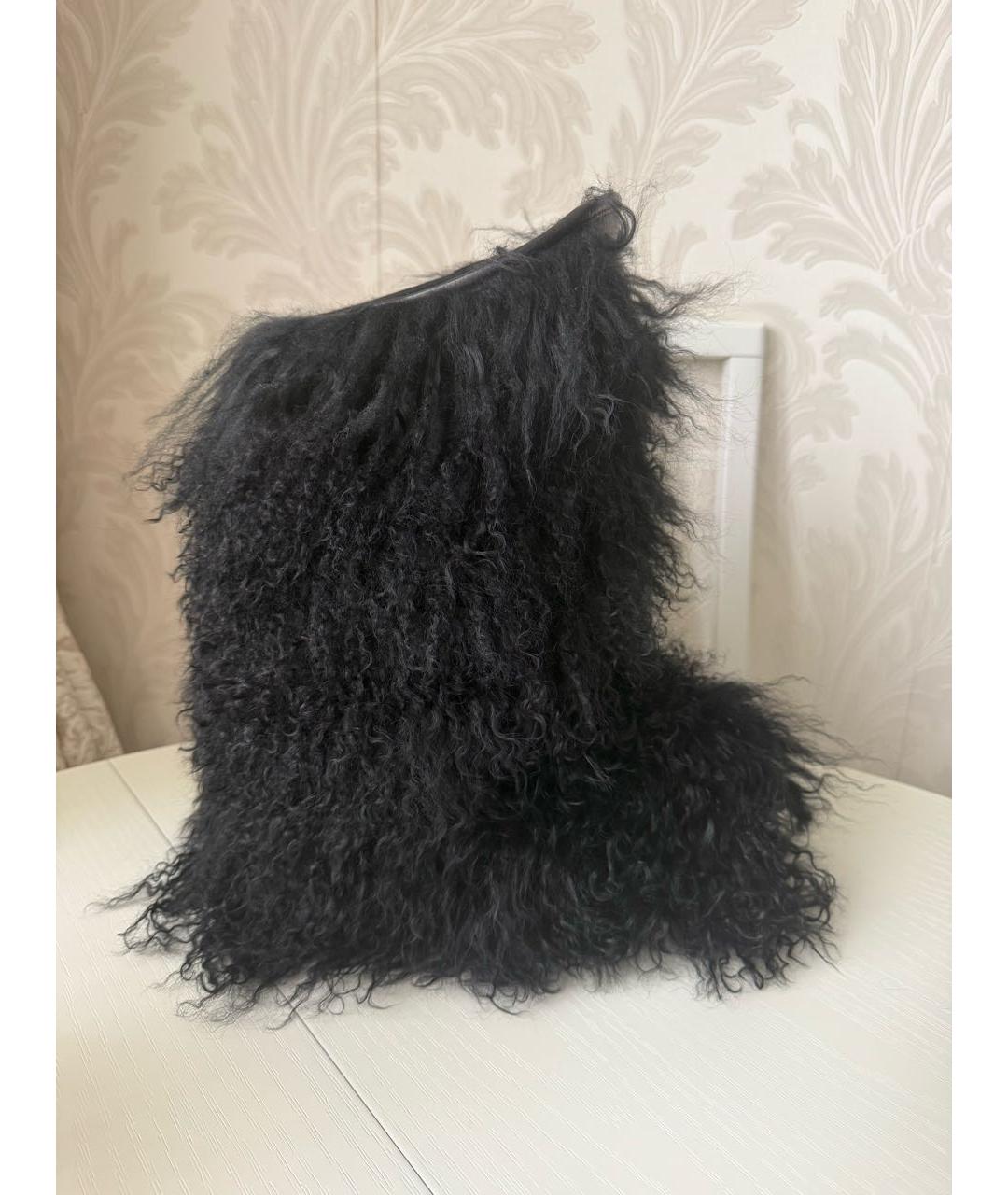 SAINT LAURENT Черные сапоги, фото 7