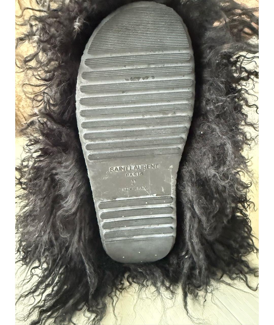 SAINT LAURENT Черные сапоги, фото 6