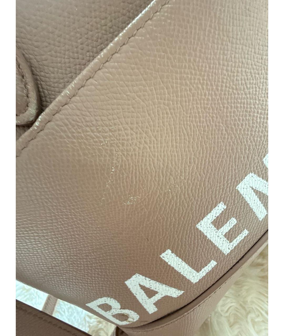 BALENCIAGA Розовая кожаная сумка с короткими ручками, фото 6