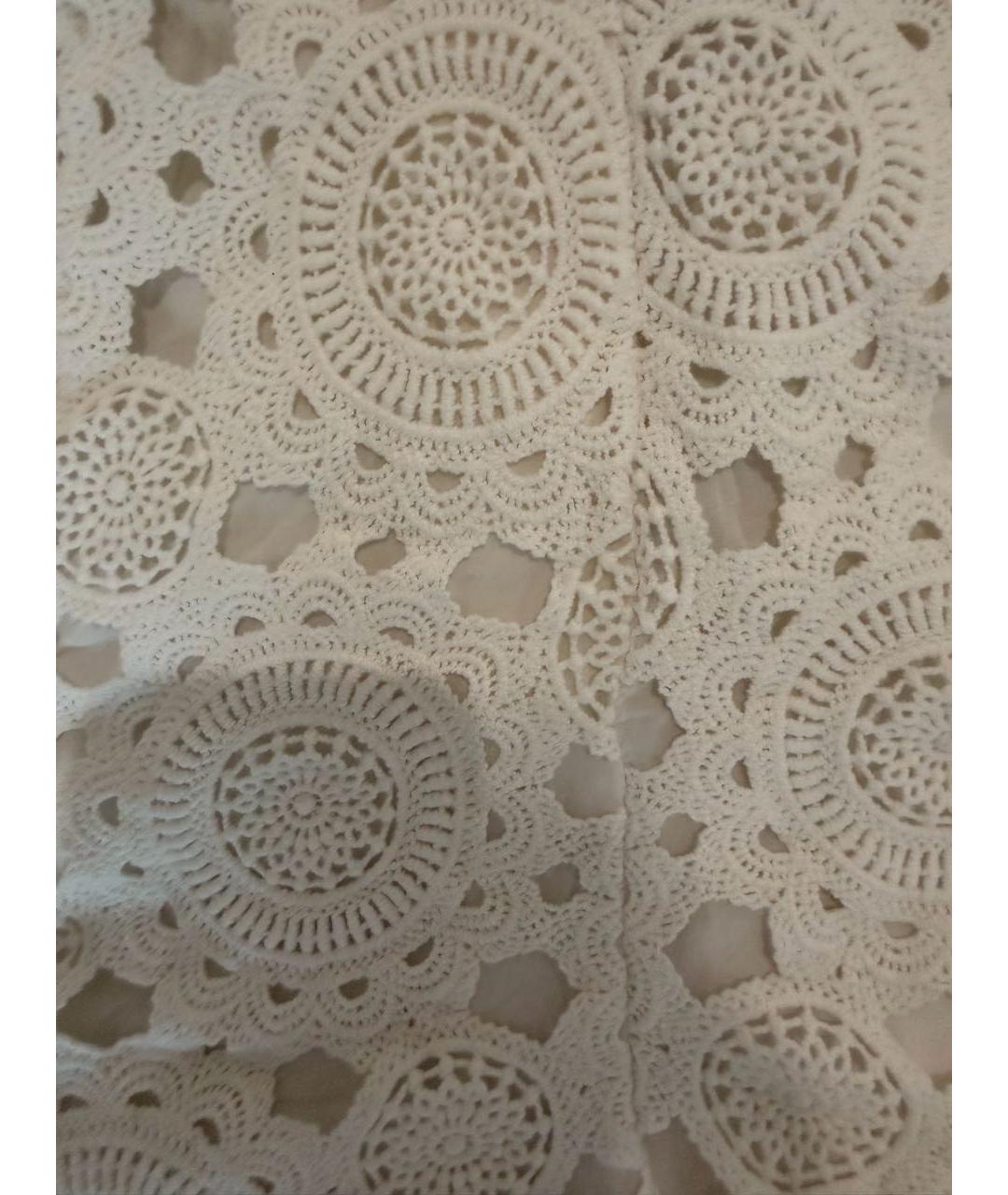 MAJE Белые кружевные шорты, фото 3