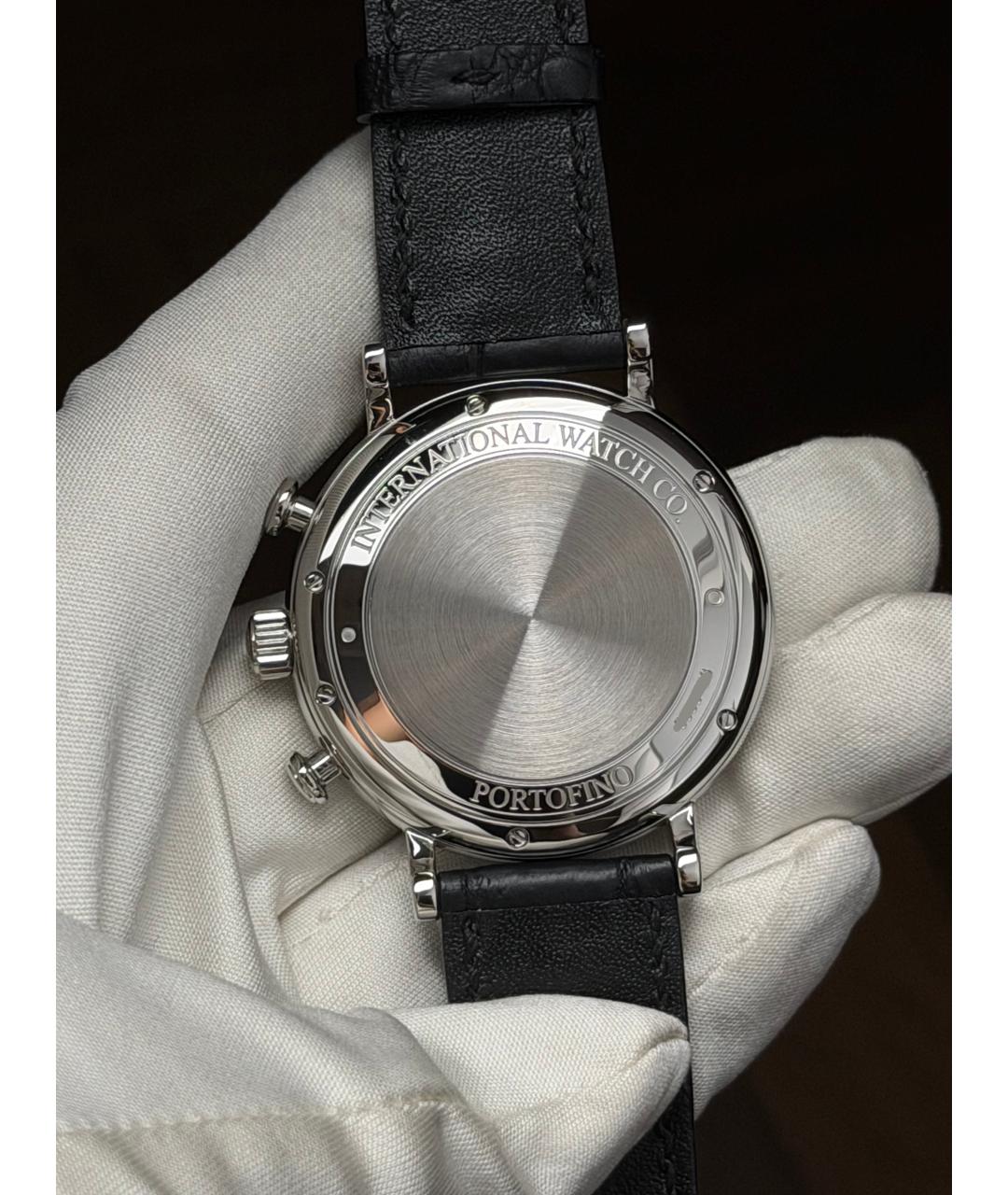 IWC Черные часы, фото 7