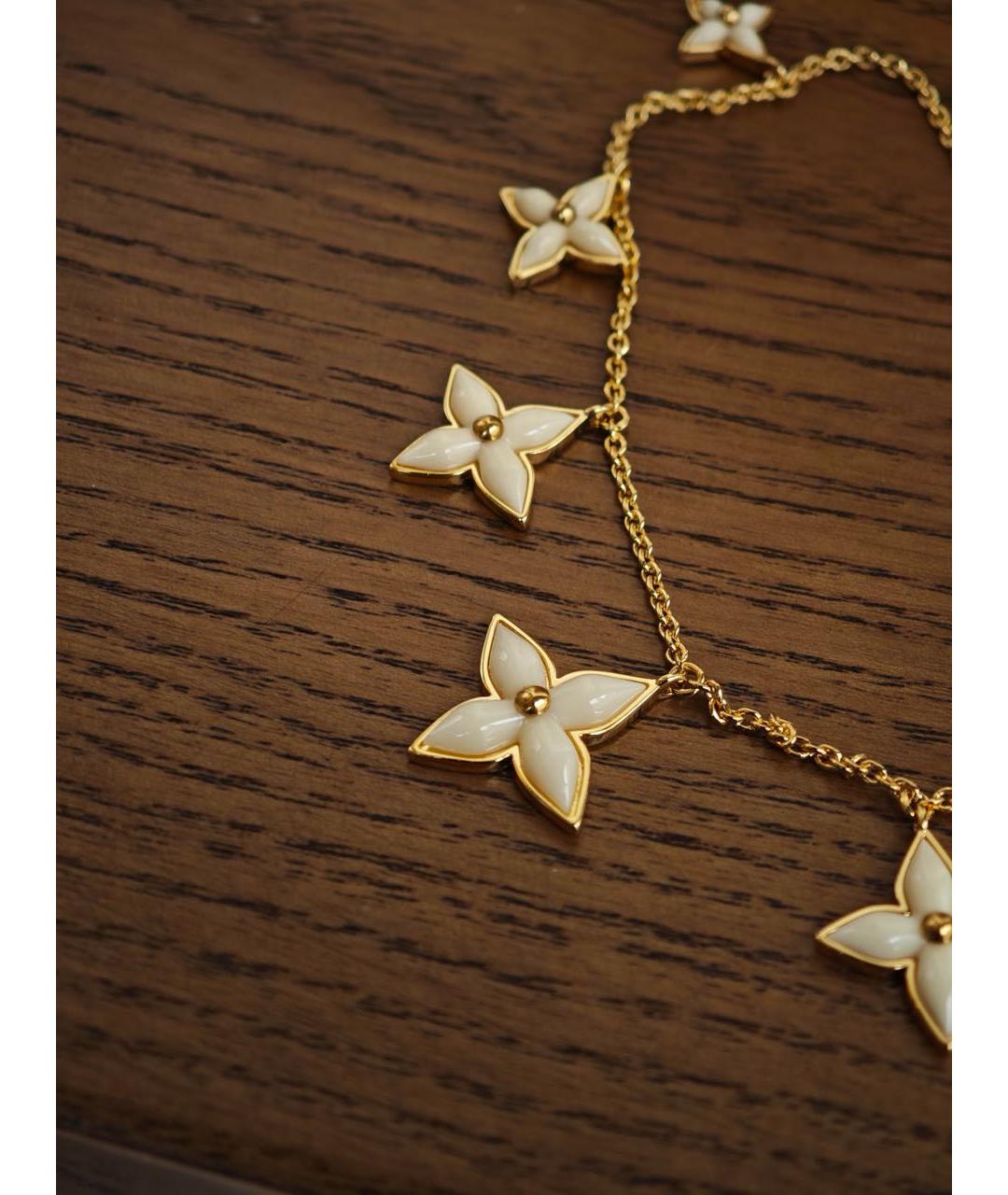 LOUIS VUITTON Золотое металлическое колье, фото 5