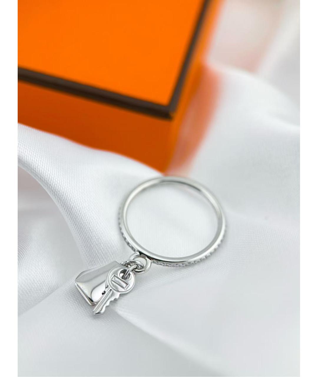 HERMES Серебряное кольцо из белого золота, фото 3