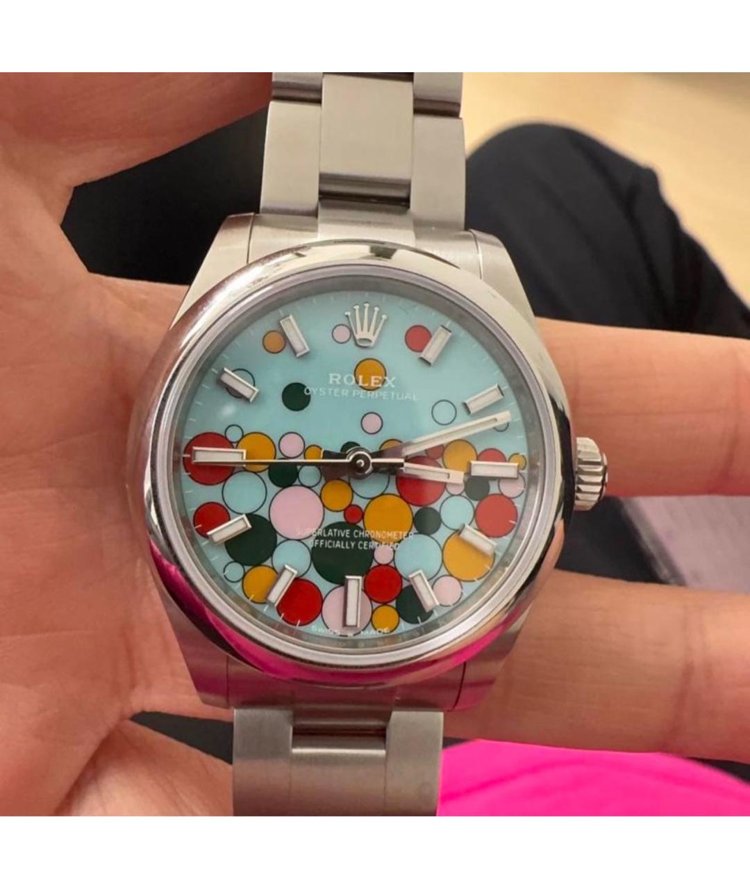 ROLEX Серебряные часы, фото 2