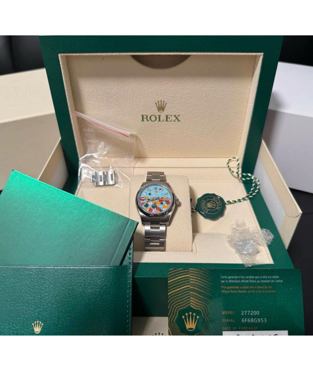 ROLEX Серебряные часы, фото 3