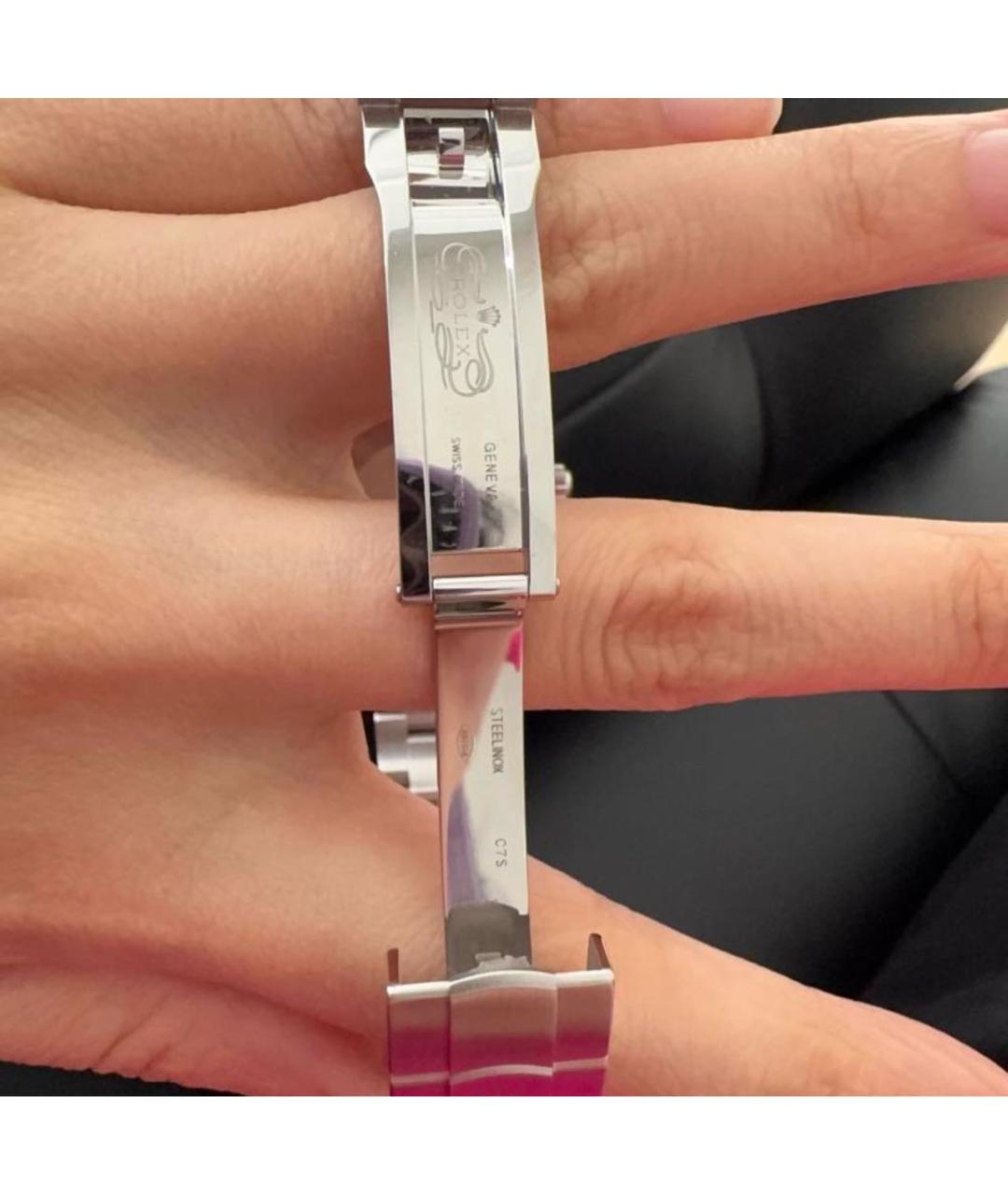 ROLEX Серебряные часы, фото 5