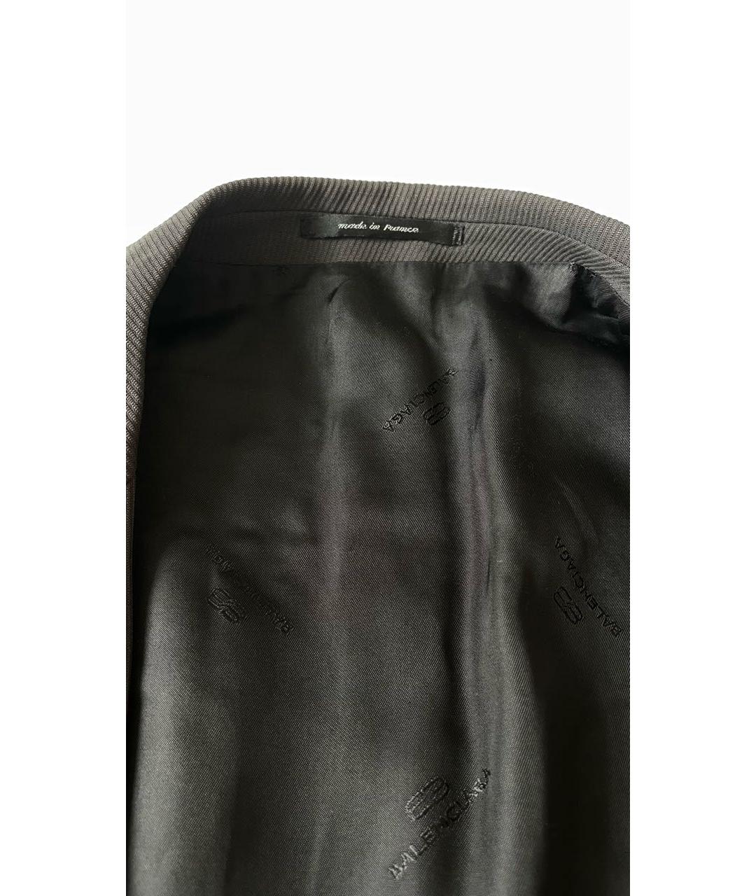 BALENCIAGA Серый вискозный пиджак, фото 5