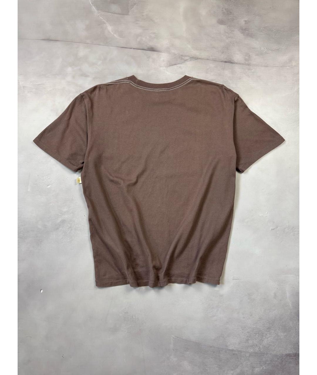 UNDERCOVER Бордовая хлопковая футболка, фото 3