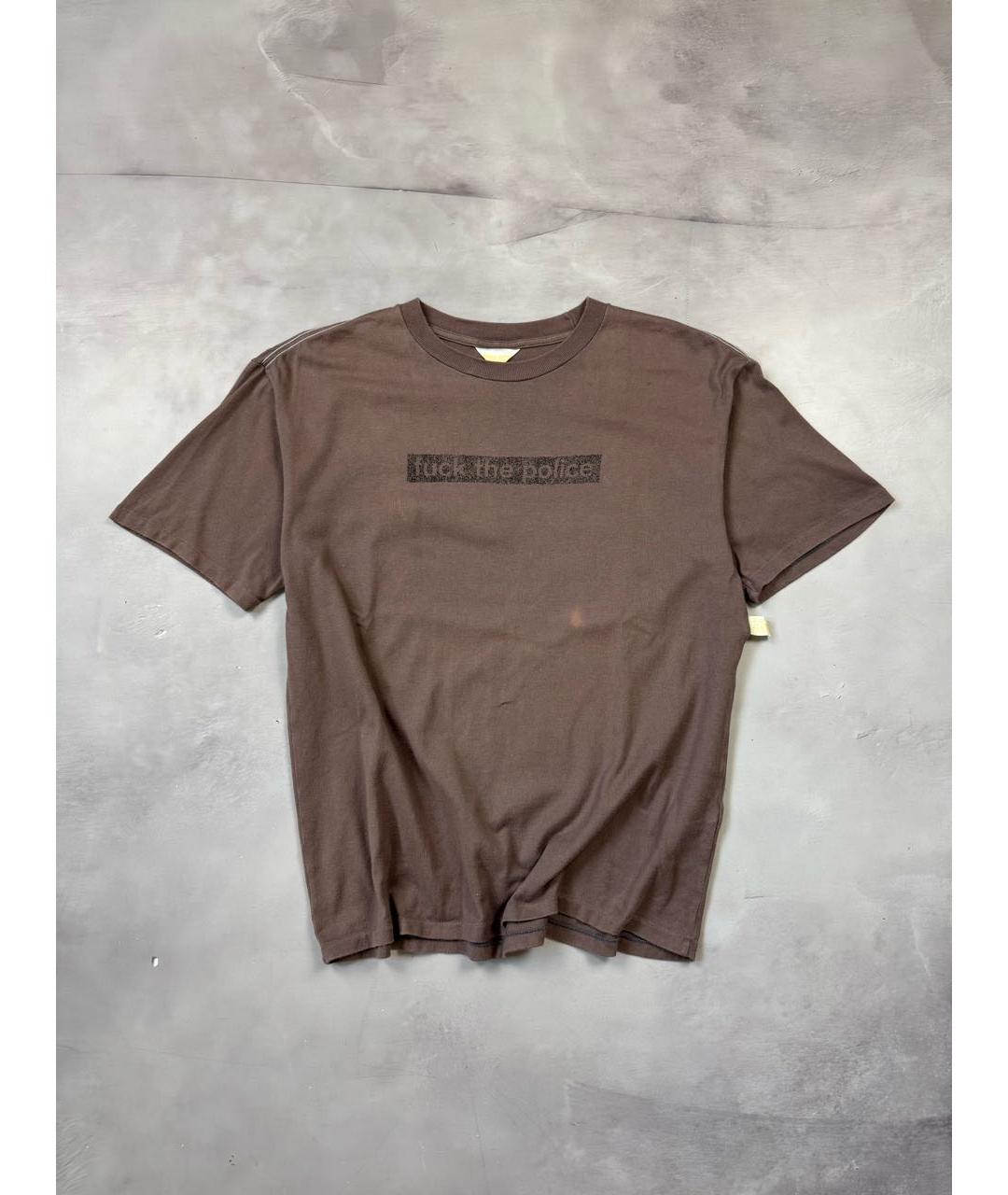 UNDERCOVER Бордовая хлопковая футболка, фото 9