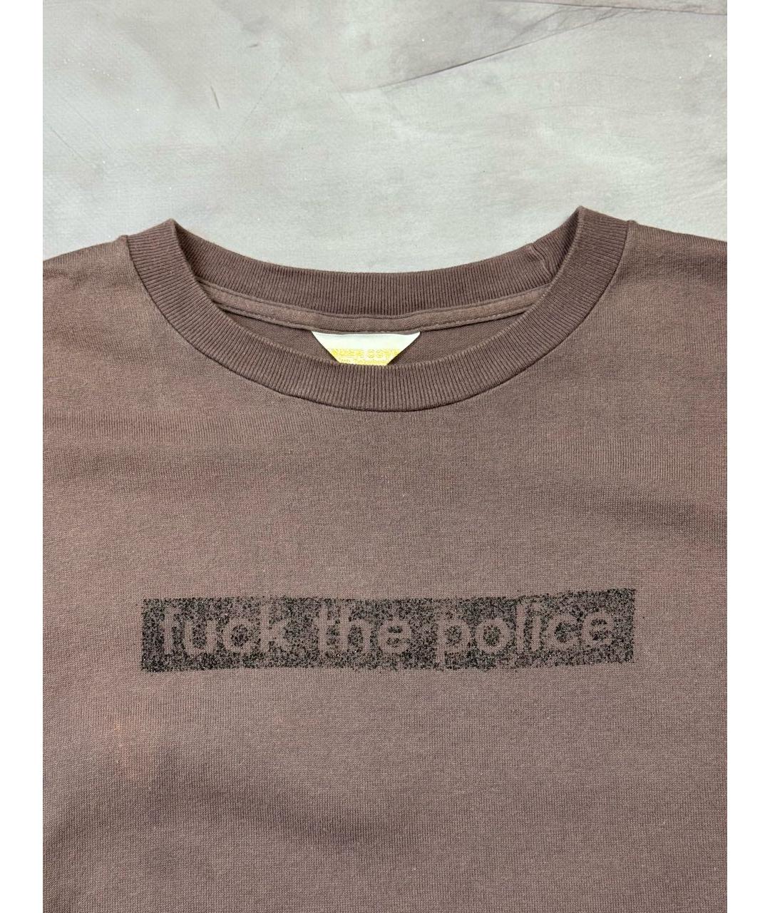 UNDERCOVER Бордовая хлопковая футболка, фото 2