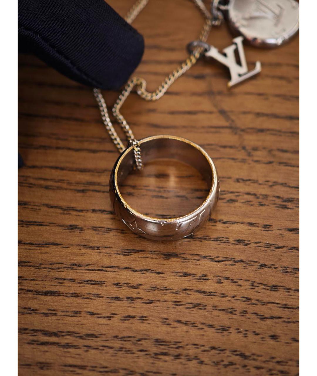 LOUIS VUITTON Золотое металлическое колье, фото 5
