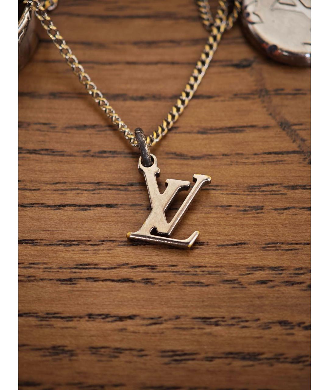 LOUIS VUITTON Золотое металлическое колье, фото 4