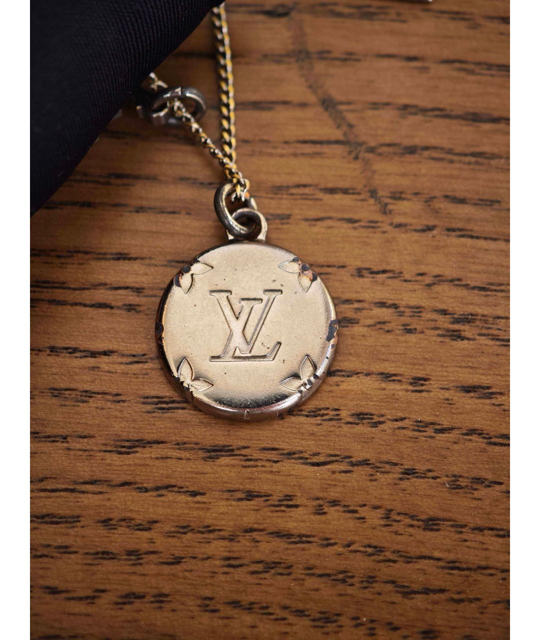LOUIS VUITTON Золотое металлическое колье, фото 3
