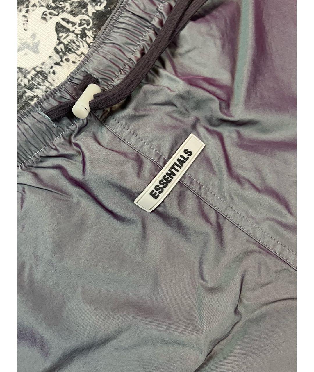 FEAR OF GOD ESSENTIALS Антрацитовые полиэстеровые шорты, фото 2