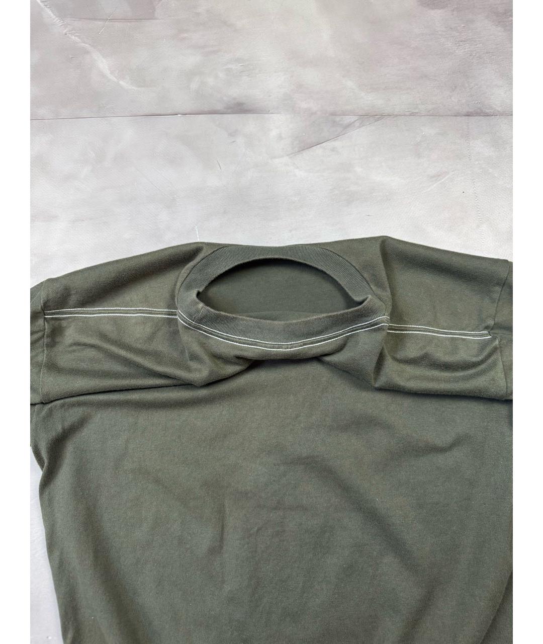 UNDERCOVER Хаки хлопковая футболка, фото 4