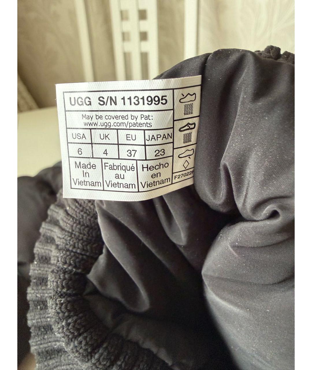 UGG AUSTRALIA Черные сапоги, фото 6