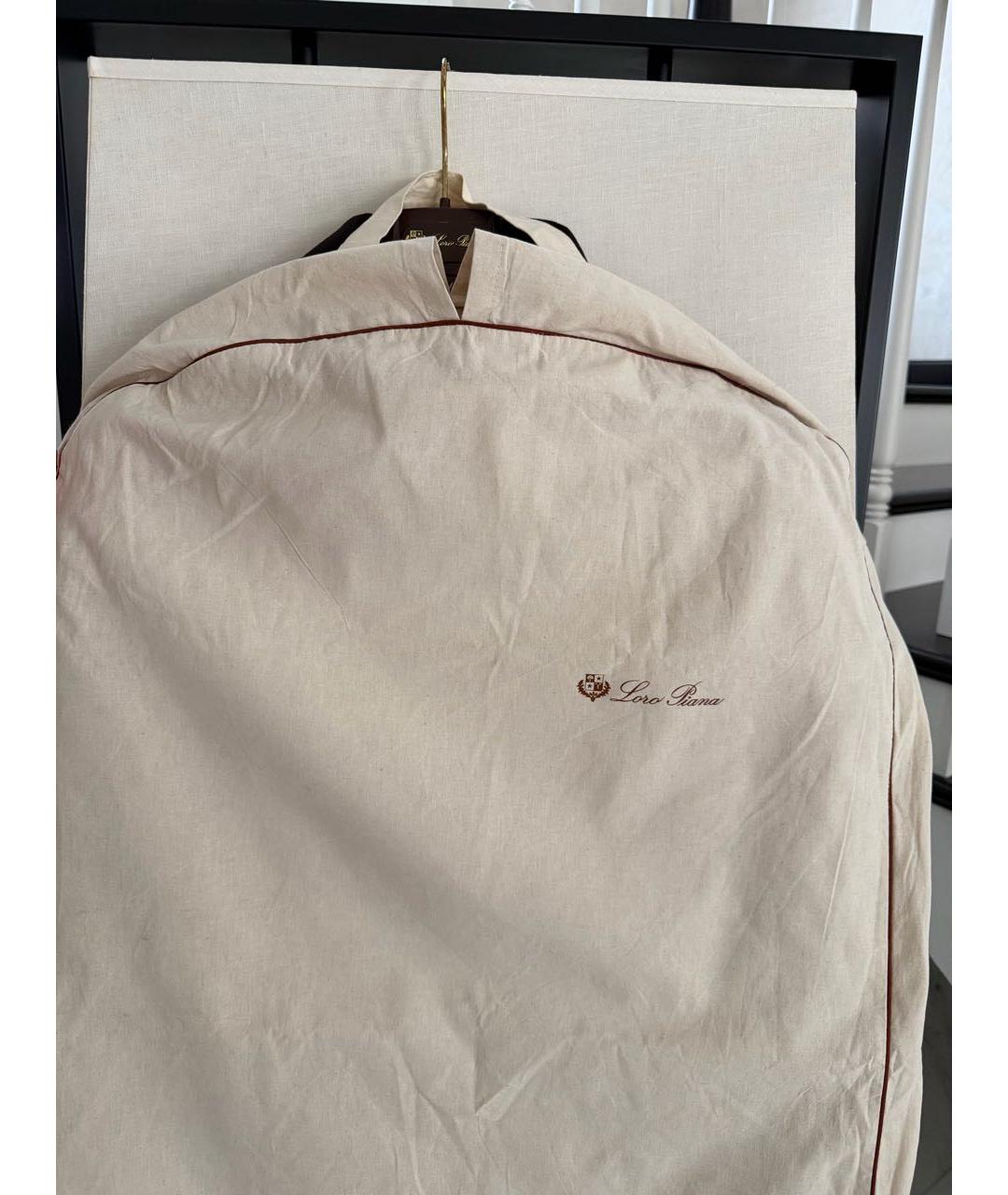 LORO PIANA Коричневый кашемировый пуховик, фото 7