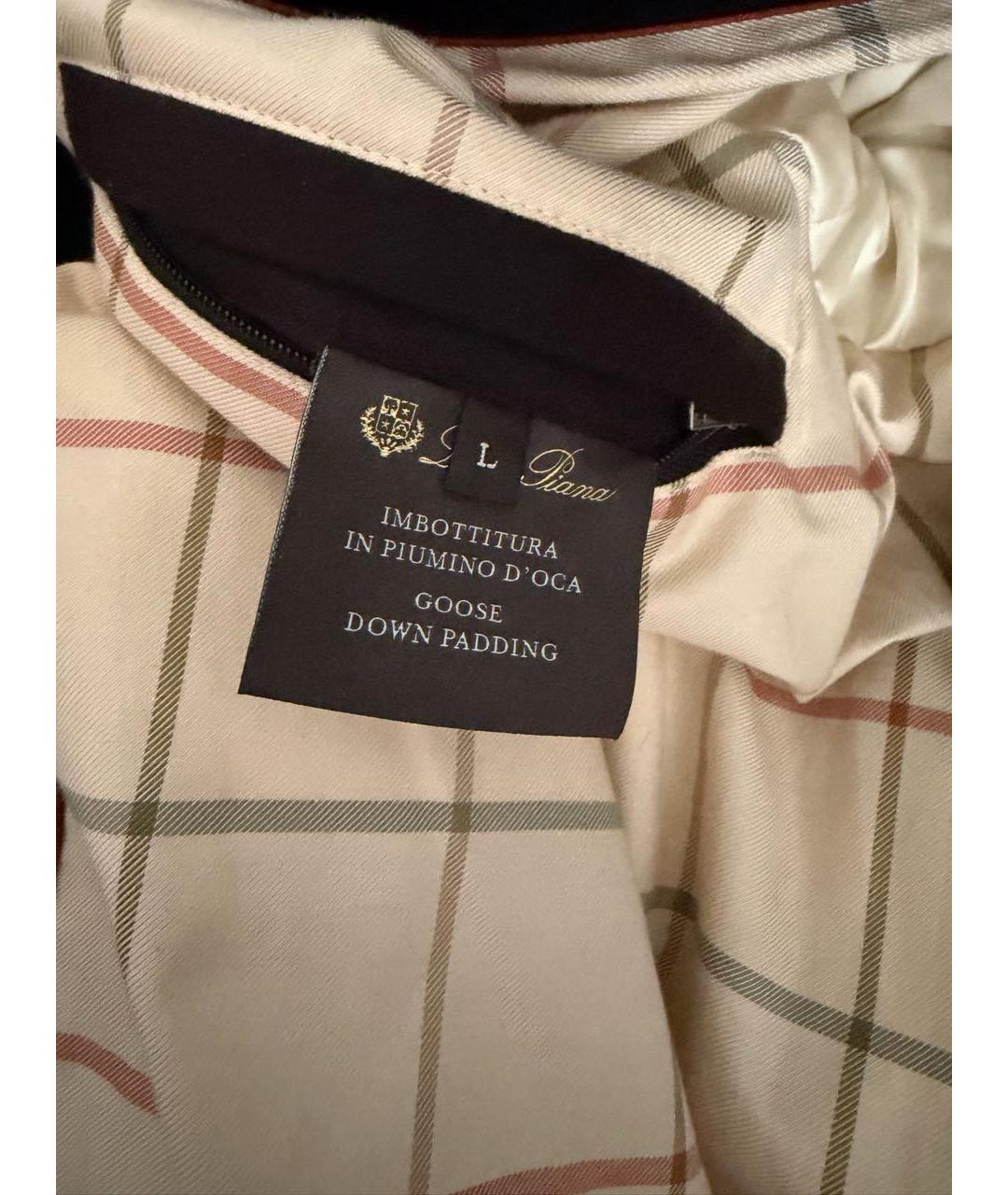 LORO PIANA Коричневый кашемировый пуховик, фото 5