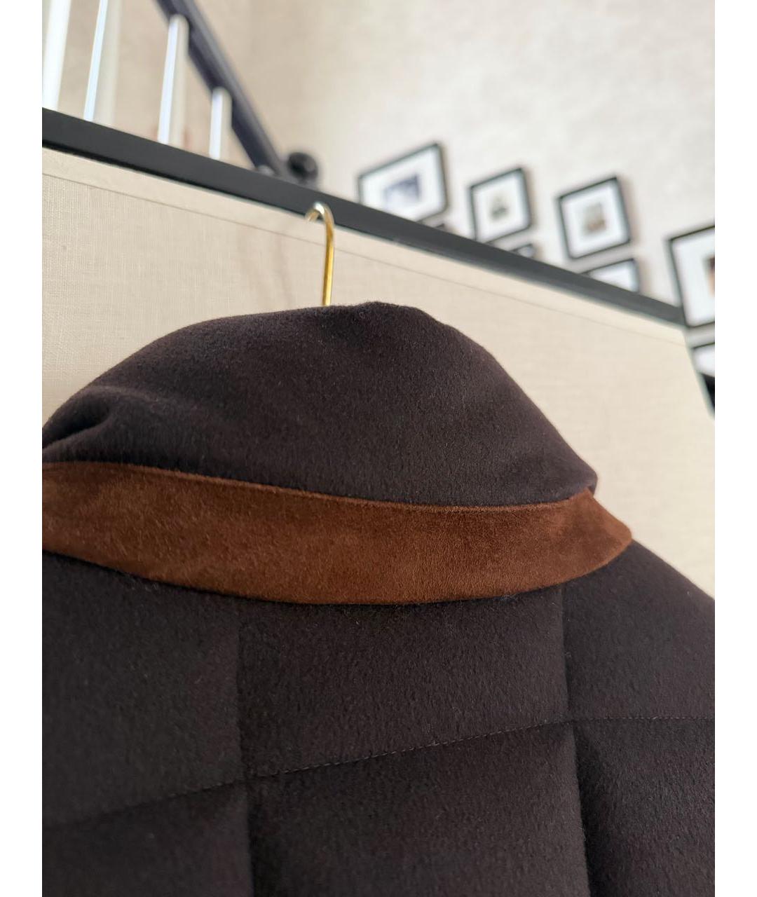 LORO PIANA Коричневый кашемировый пуховик, фото 4