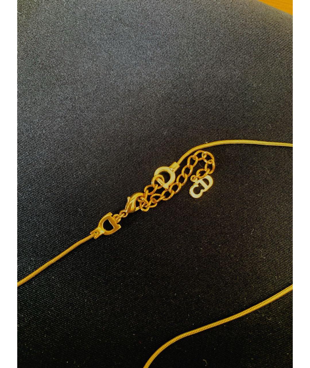 CHRISTIAN DIOR Золотое колье, фото 4