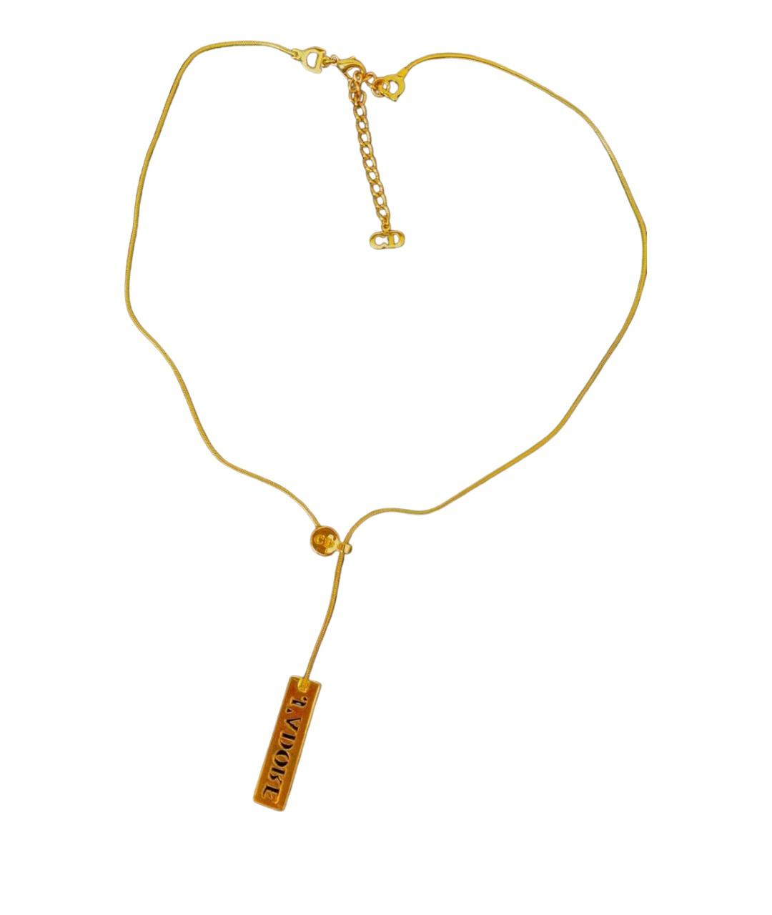 CHRISTIAN DIOR Золотое колье, фото 1