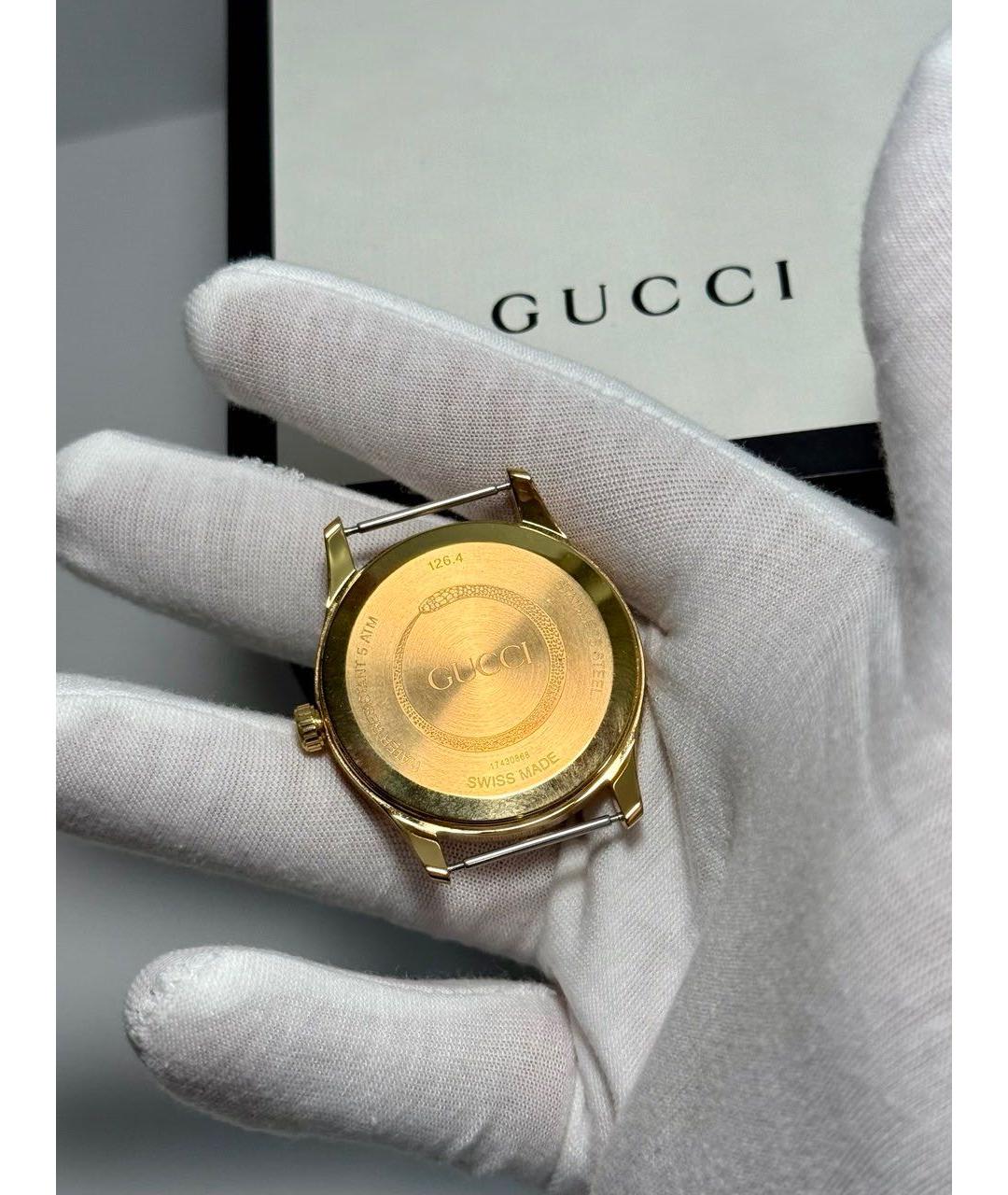GUCCI Золотые часы из желтого золота, фото 3