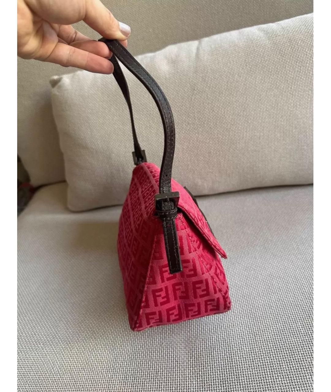 FENDI Красная сумка через плечо, фото 2