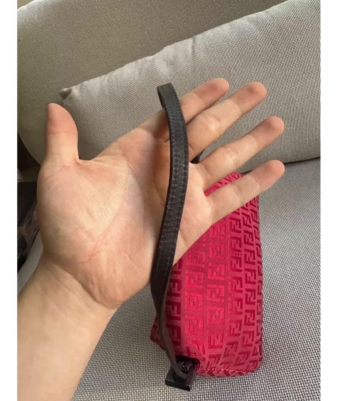 FENDI Красная сумка через плечо, фото 6