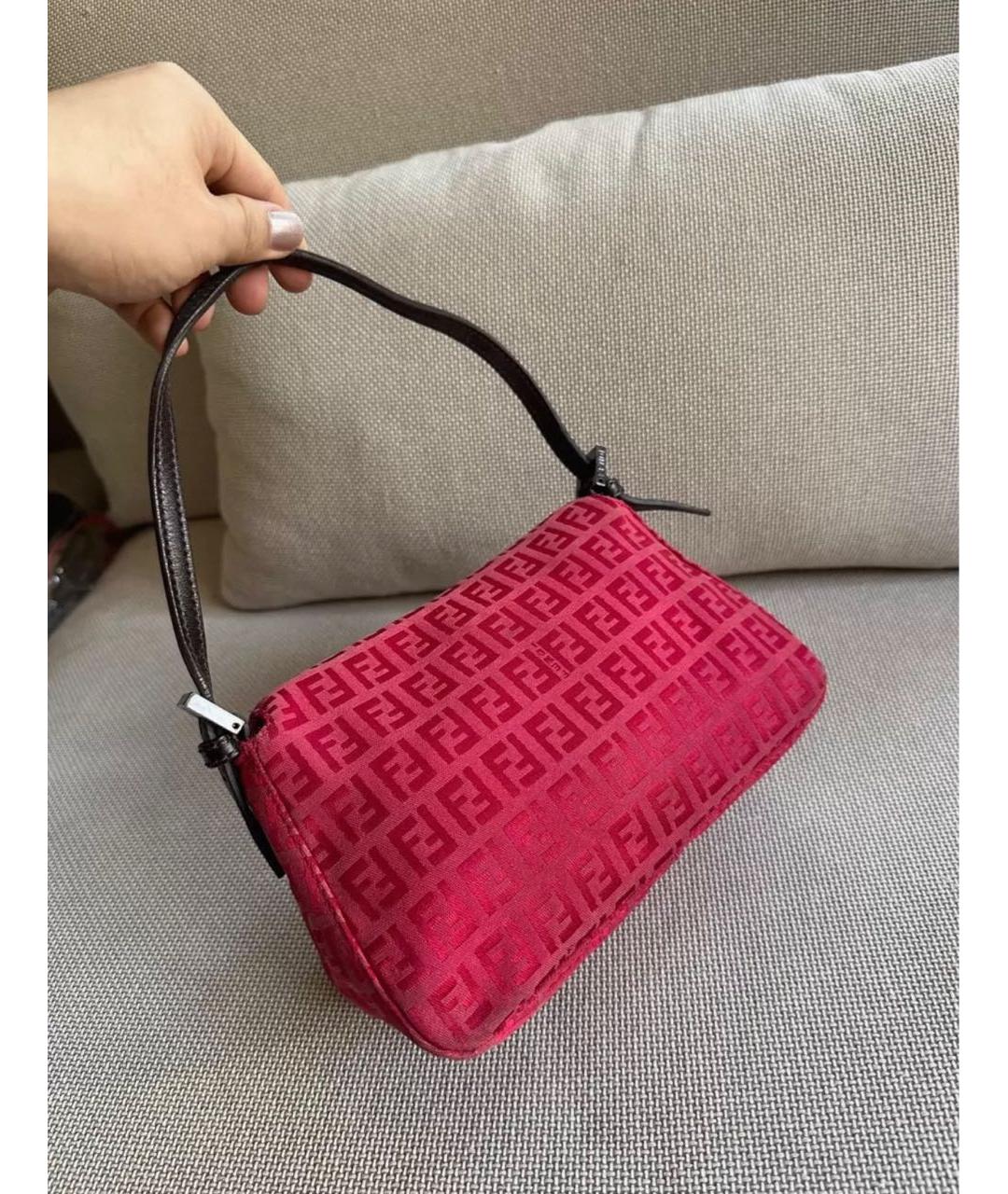 FENDI Красная сумка через плечо, фото 3