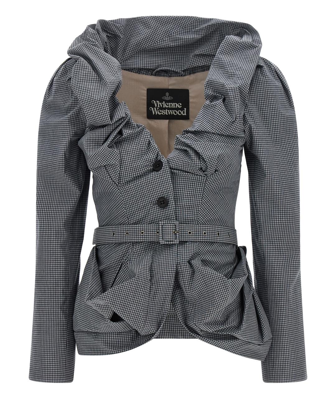 VIVIENNE WESTWOOD Серый хлопковый жакет/пиджак, фото 1