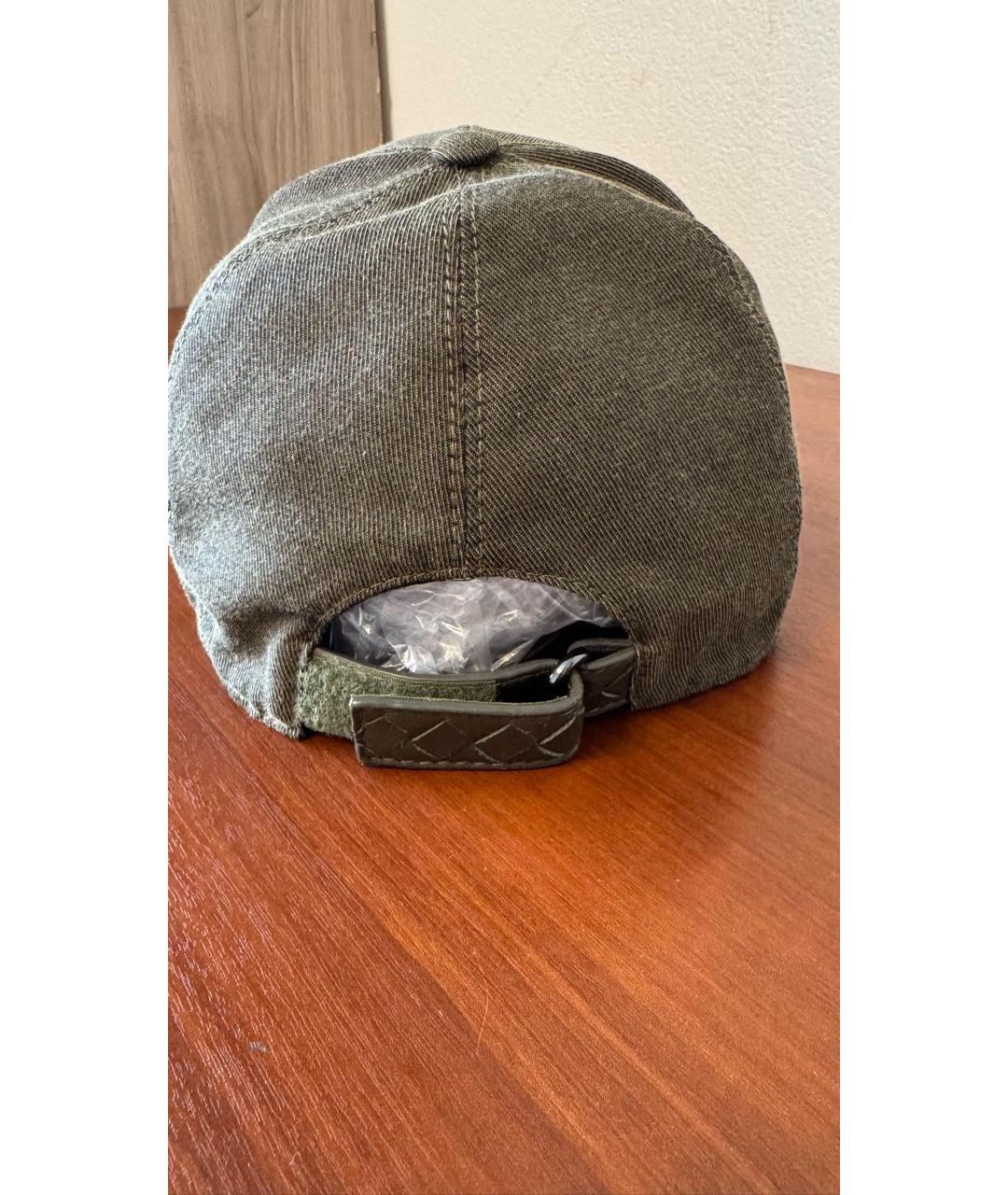 BOTTEGA VENETA Хаки хлопковая кепка/бейсболка, фото 3