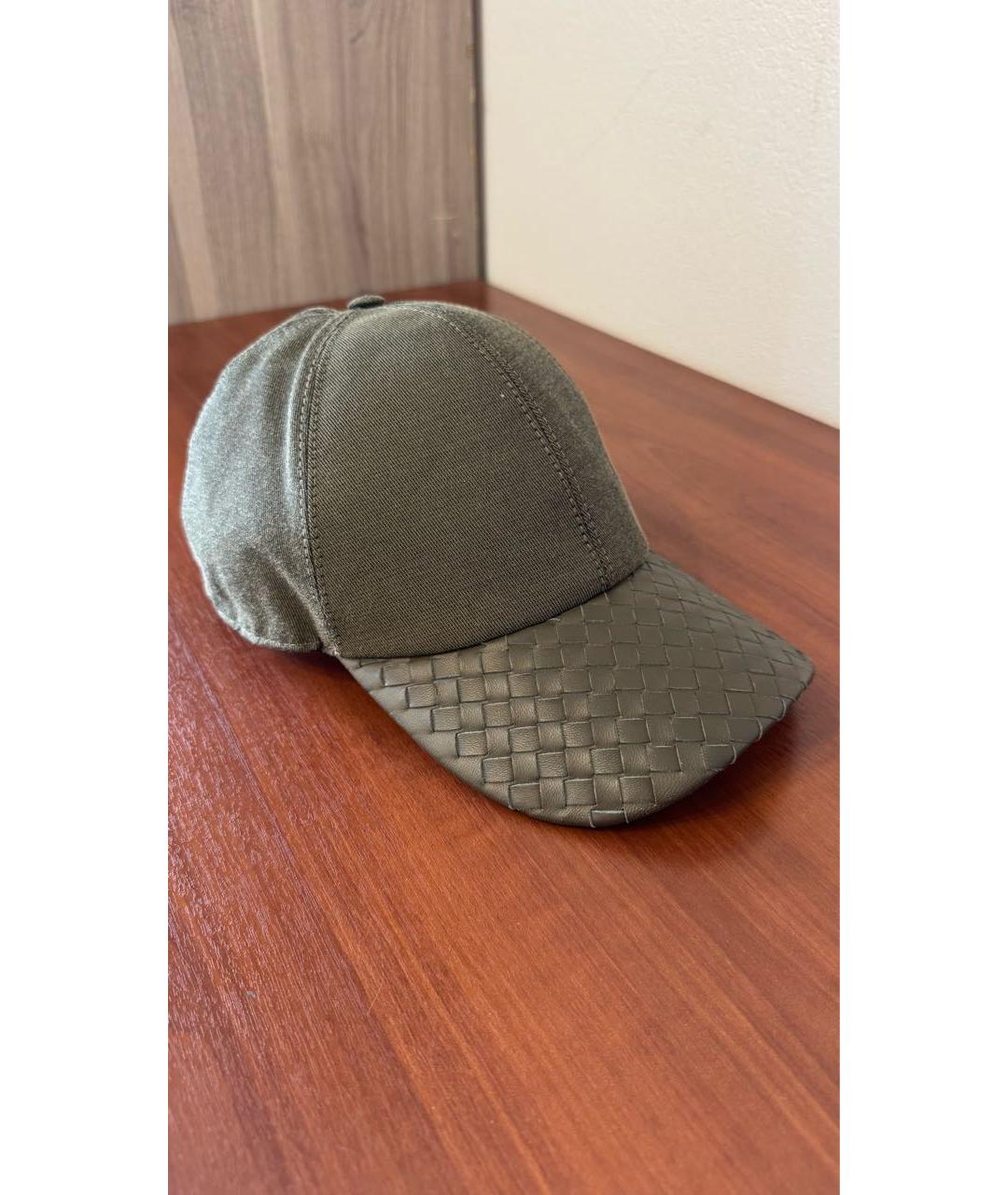 BOTTEGA VENETA Хаки хлопковая кепка/бейсболка, фото 8