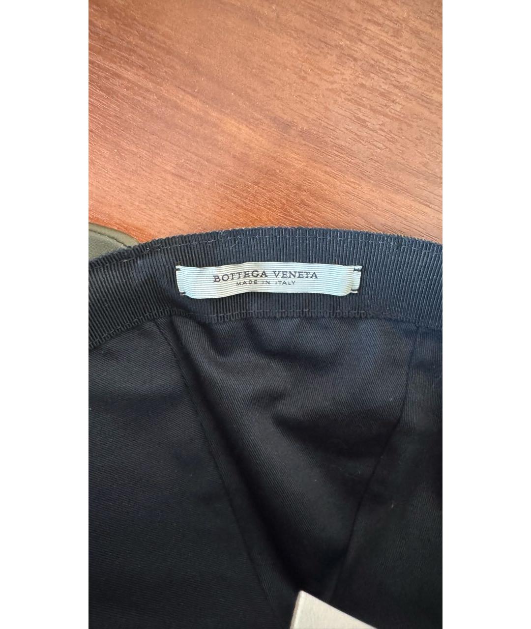 BOTTEGA VENETA Хаки хлопковая кепка/бейсболка, фото 4