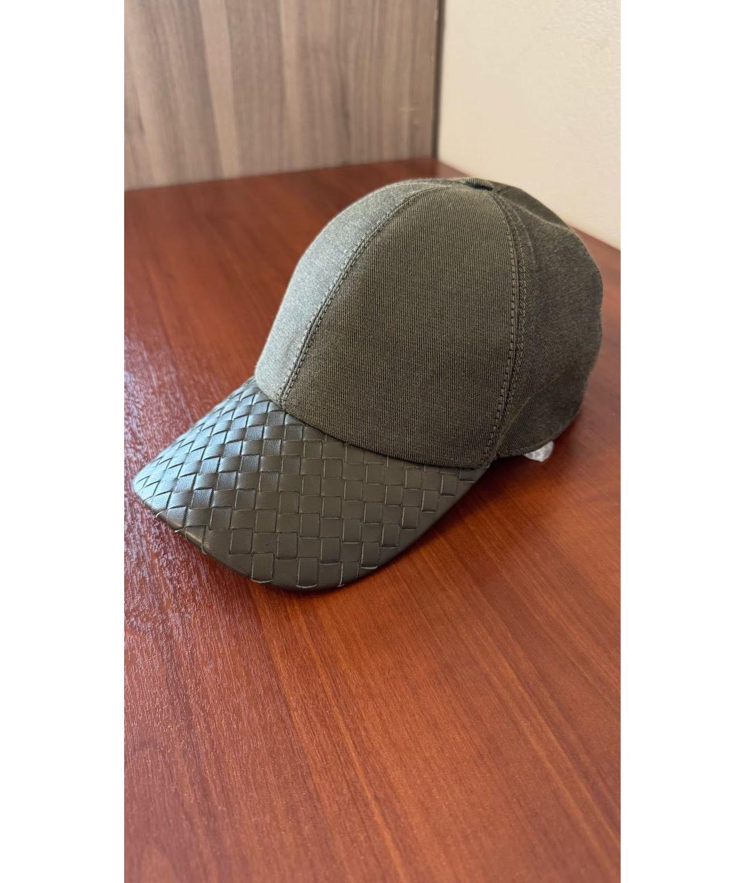 BOTTEGA VENETA Хаки хлопковая кепка/бейсболка, фото 2