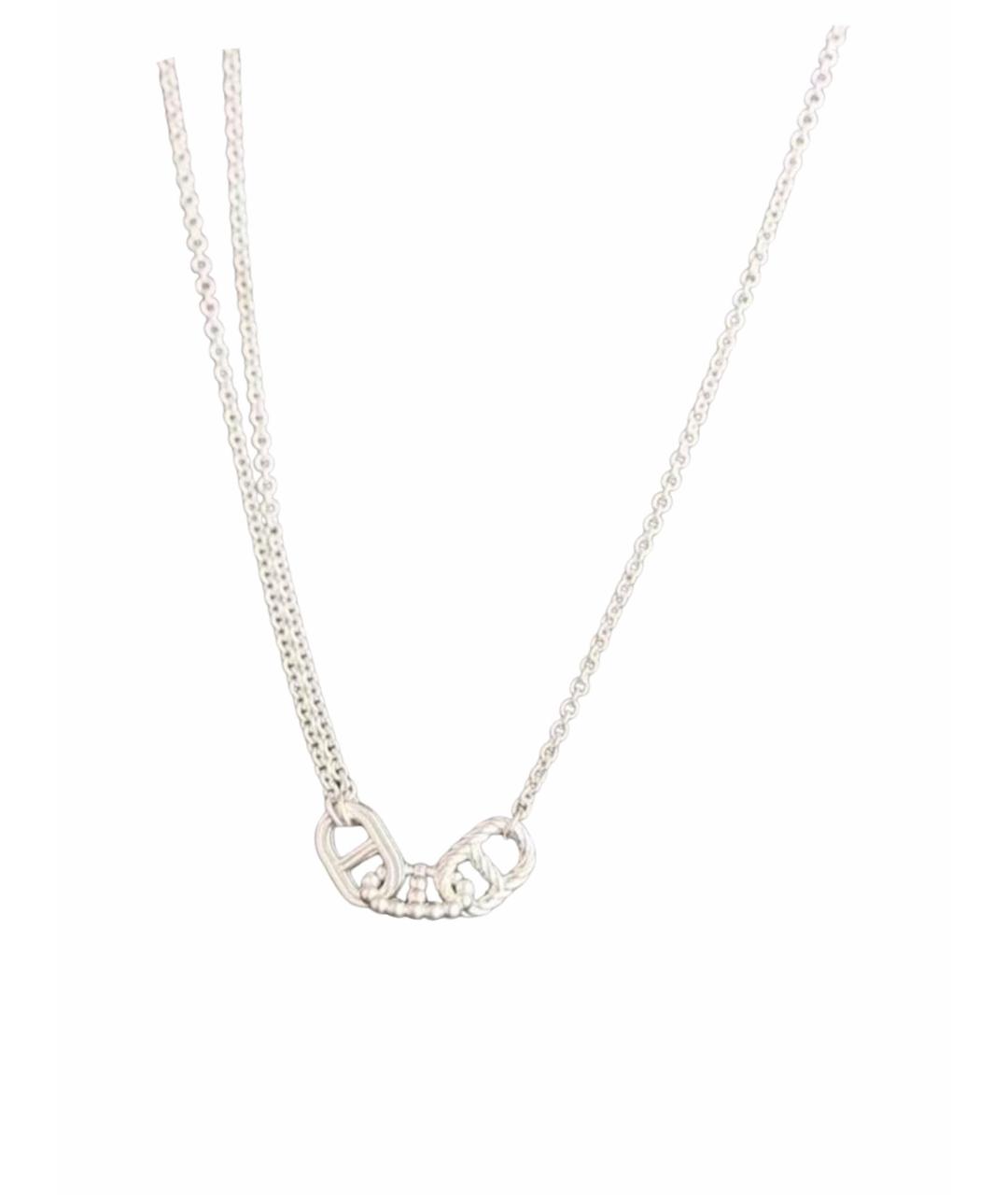 HERMES Серебряное колье, фото 1