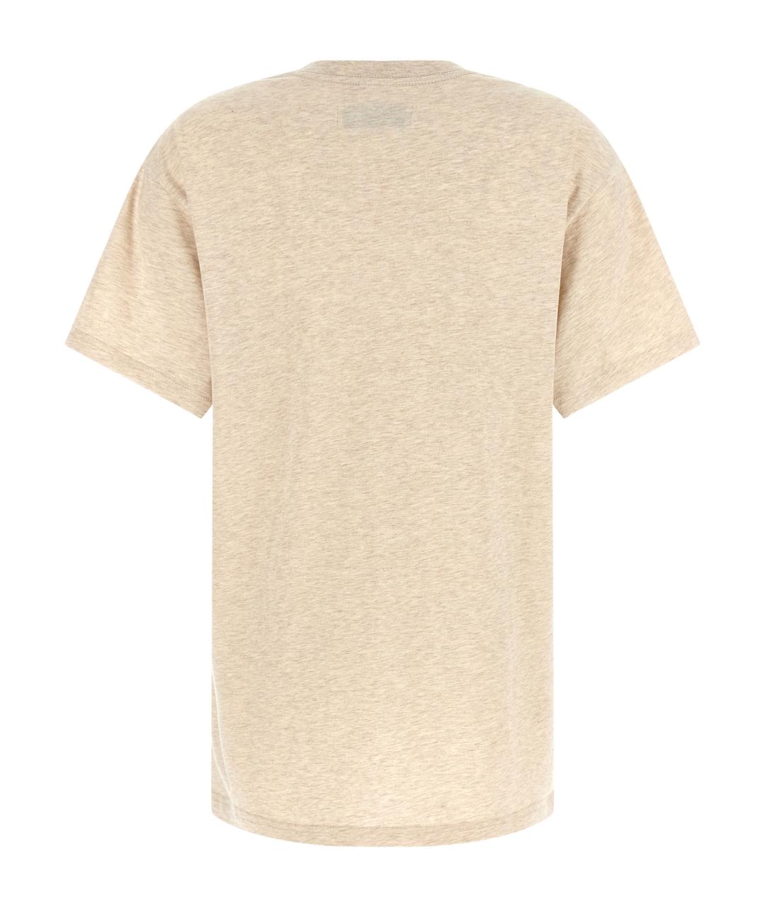 VIVIENNE WESTWOOD Бежевая хлопковая футболка, фото 2