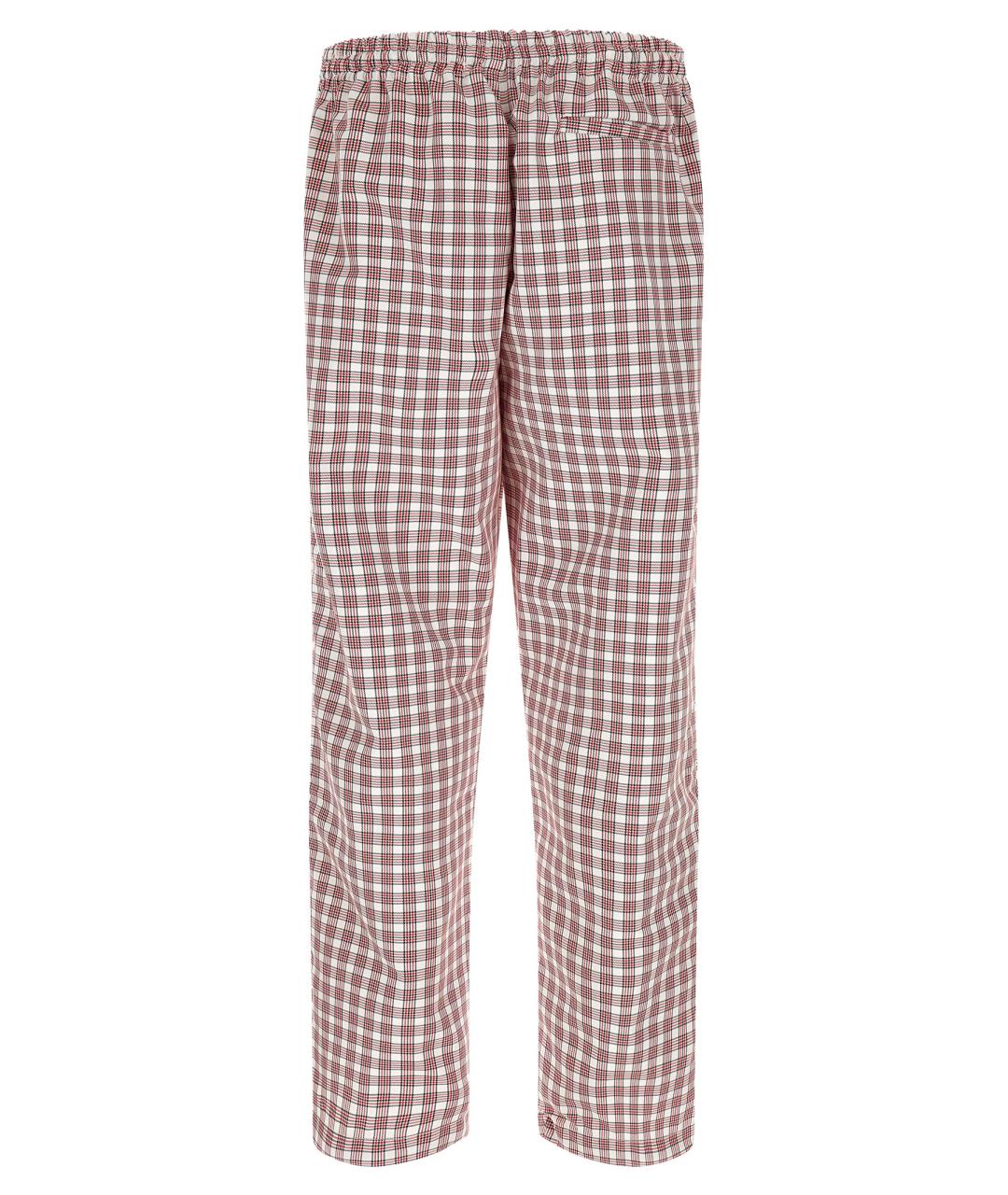 WILLY CHAVARRIA Красные полиэстеровые повседневные брюки, фото 2